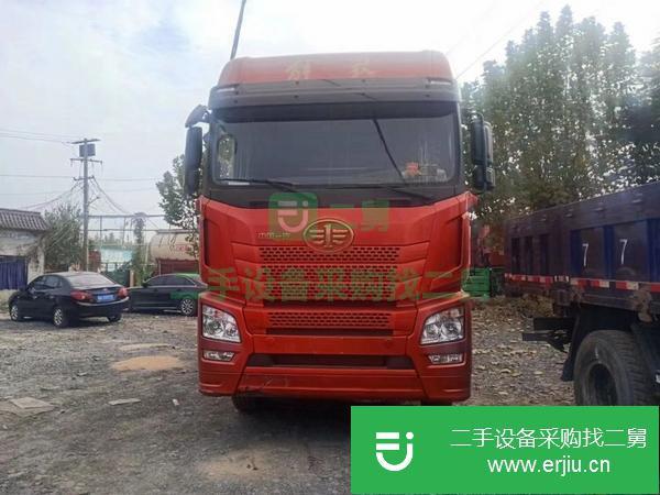山東出售解放前四后八9.6米高欄貨車(chē)，420馬力錫柴發(fā)動(dòng)機(jī)
