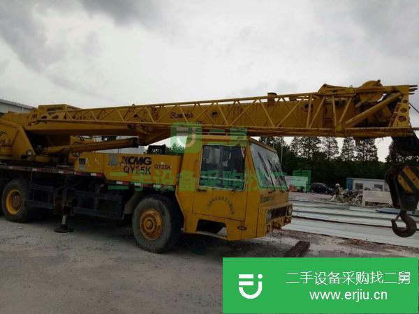 上海出售二手徐工25噸無牌汽車吊原版原車油漆