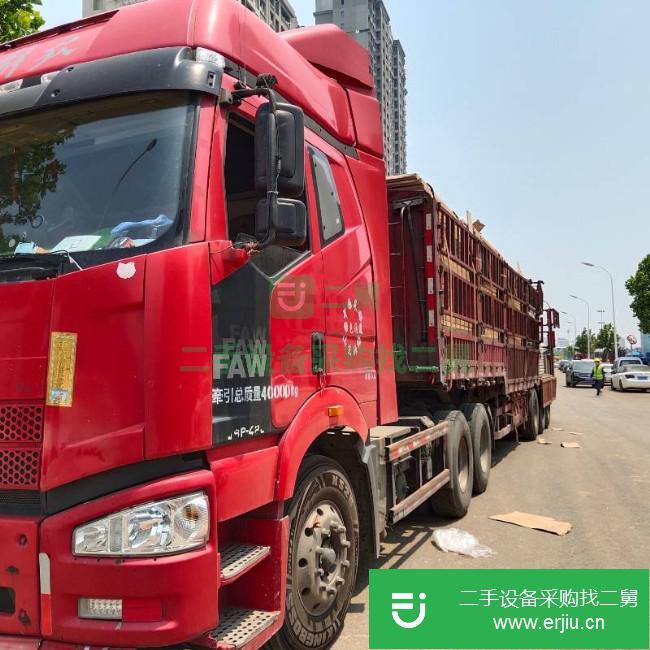 山東出售二手一汽解放半掛車