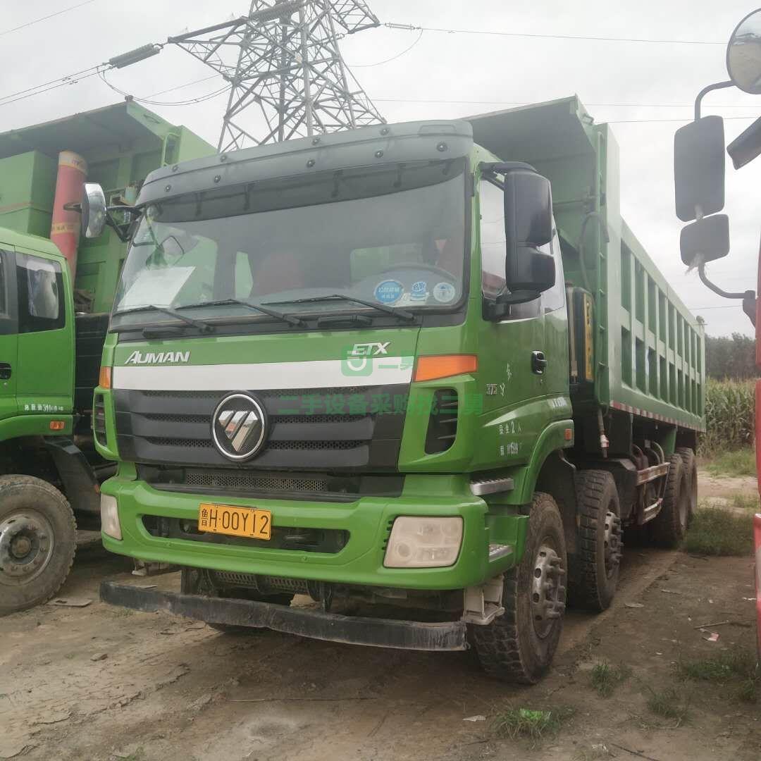 出售二手豪沃國五八輪翻斗自卸車 原版車