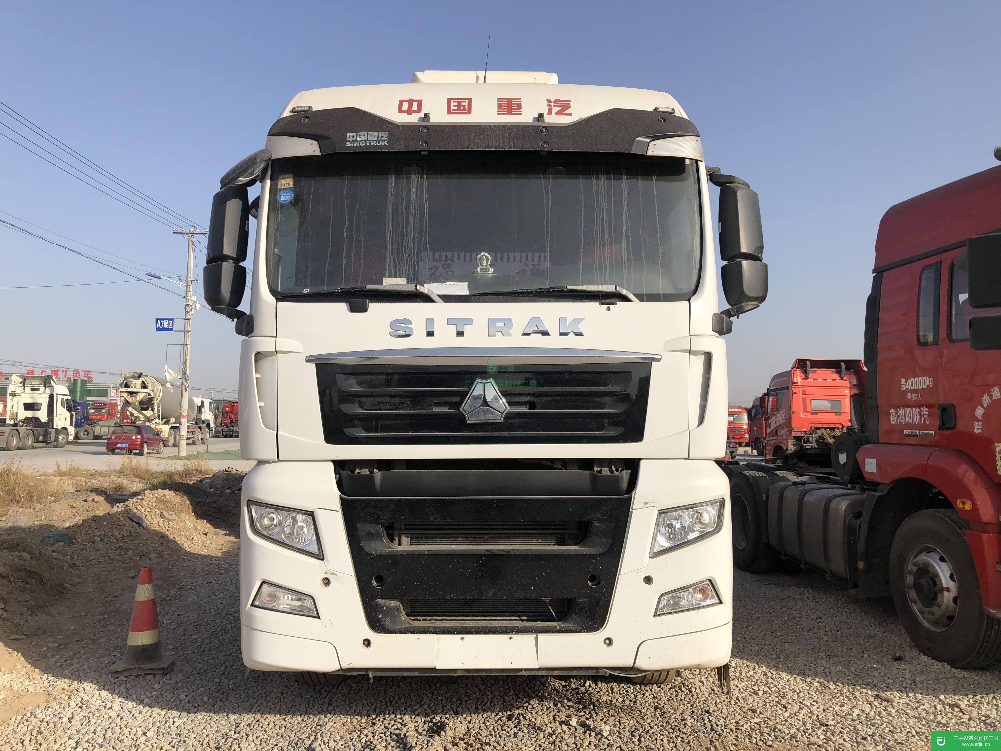 山東出售二手汕德卡牽引車