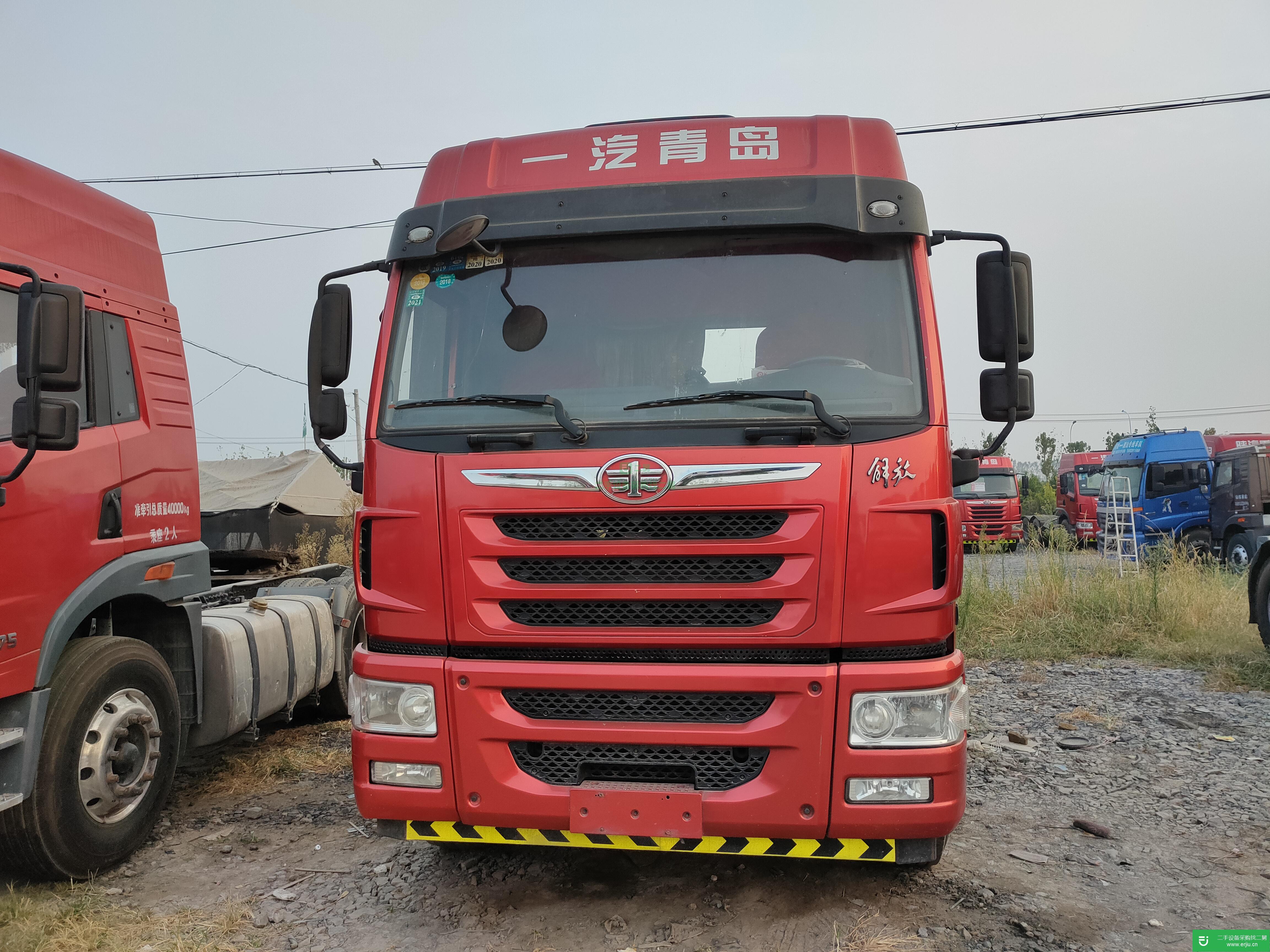 山東出售二手青島解放牽引車