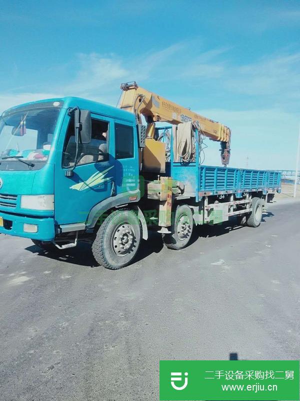黑龍江出售二手牡丹江10噸前四后四隨車吊