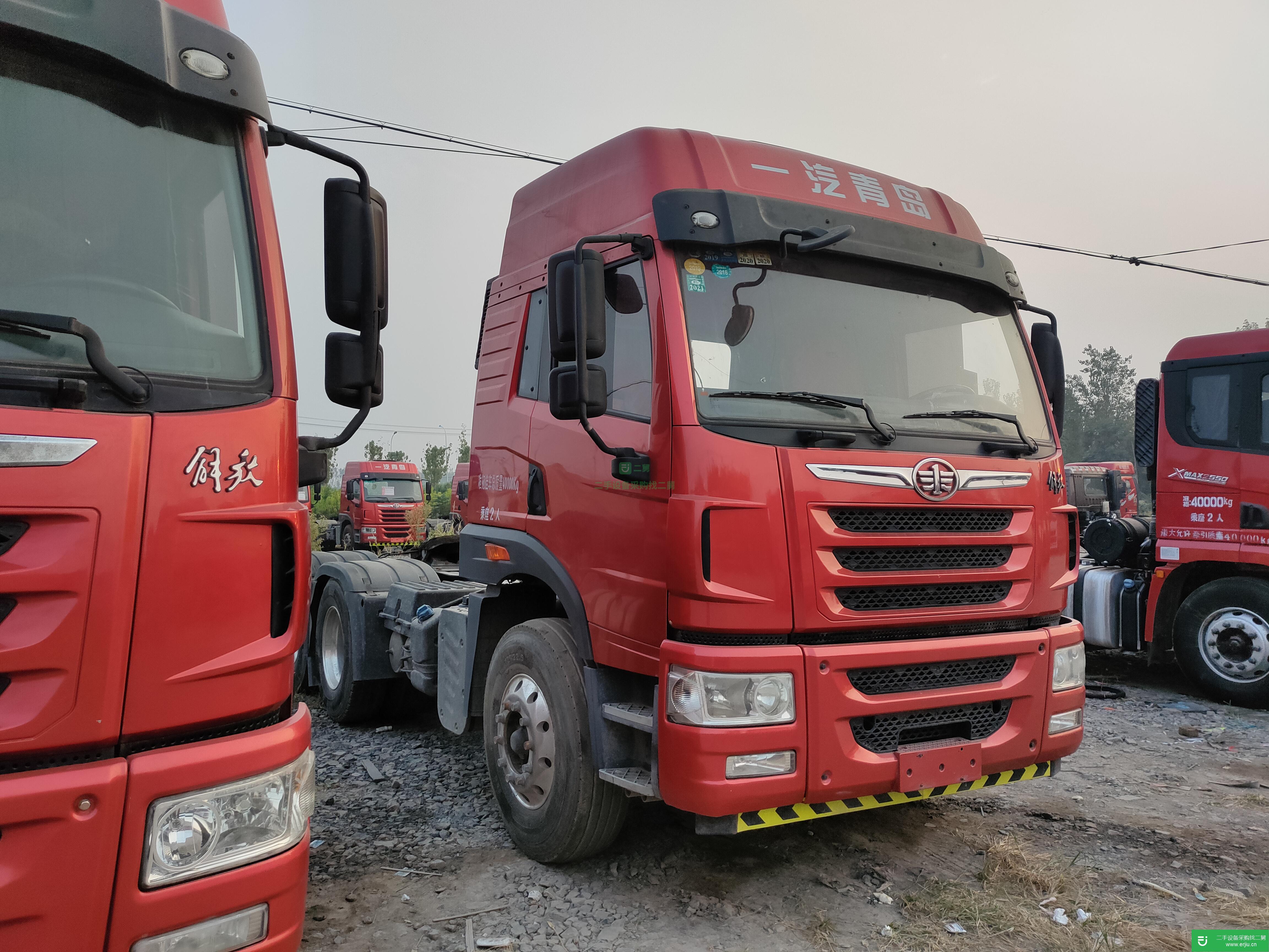 山東出售二手青島解放牽引車