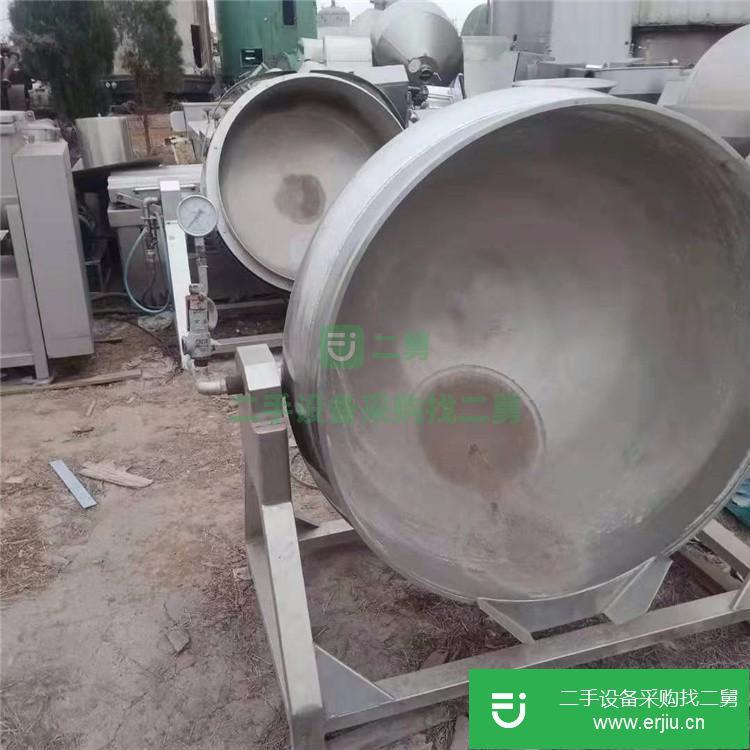 山東出售二手可傾斜電加熱夾層鍋