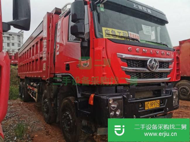 江西出售二手上汽紅巖前四后八8.2米自卸車