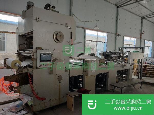 山東出售二手華威1050全自動覆膜機