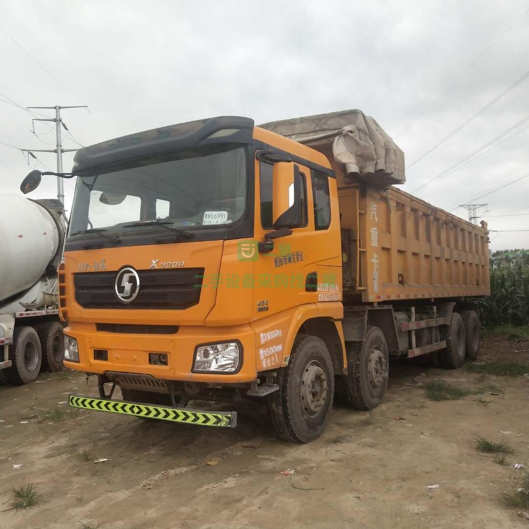 出售二手豪沃國五八輪翻斗自卸車 原版車