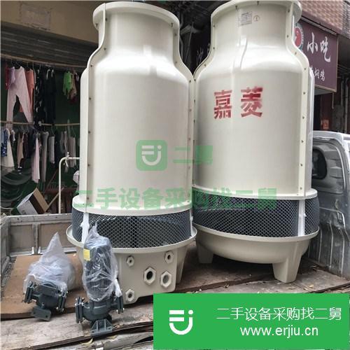 廣東出售二手逆流式圓形玻璃鋼冷卻塔