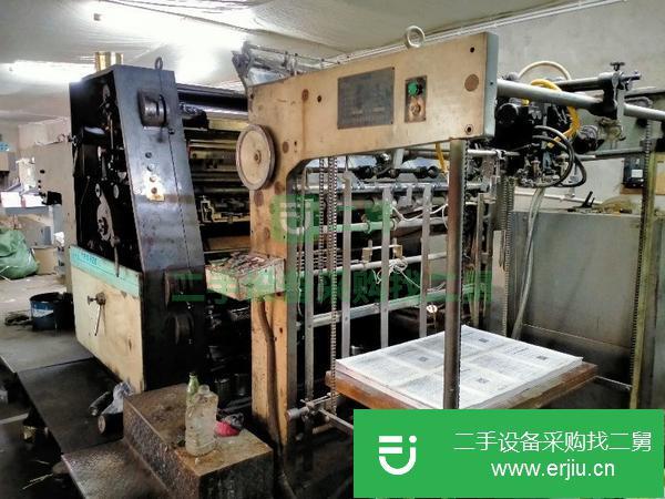 山東出售二手對開雙面印刷機