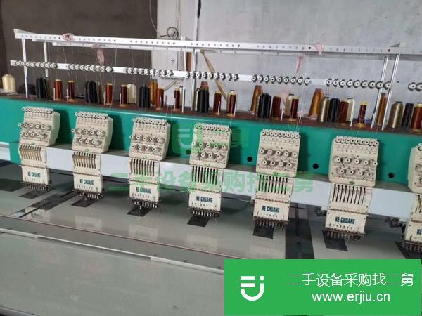 浙江出售二手科創(chuàng)32頭330小高速繡花機