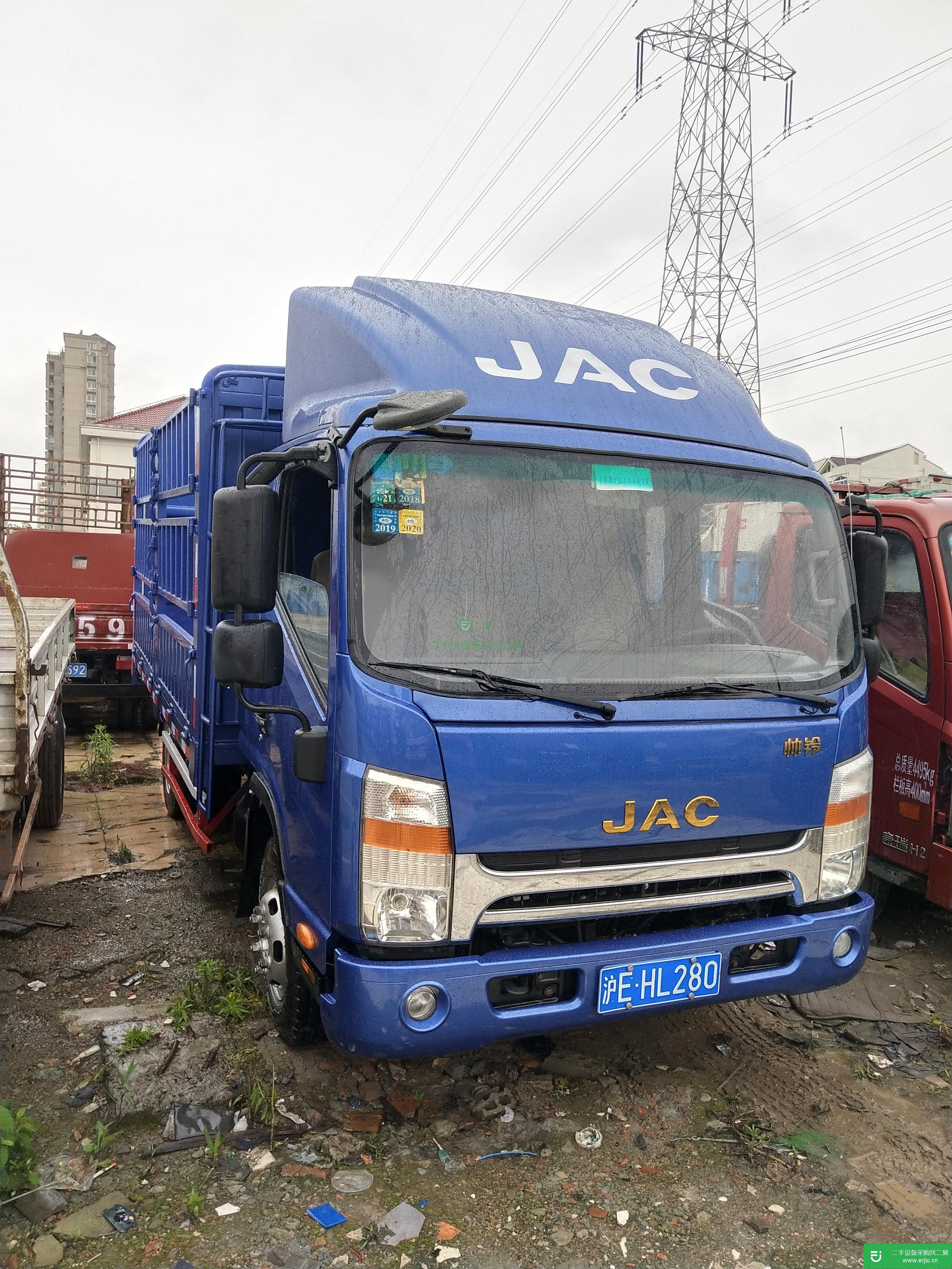 上海出售二手江淮帥鈴高欄貨車