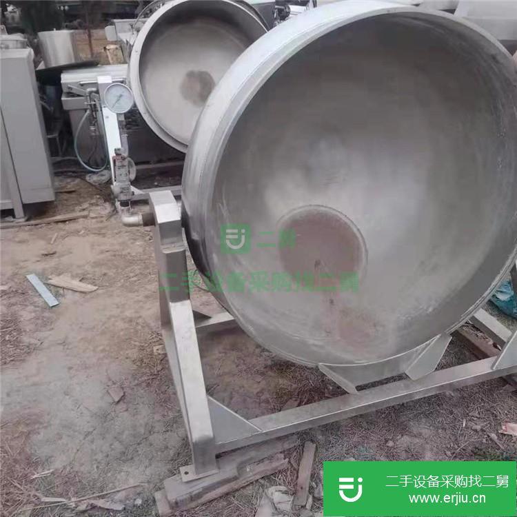 山東出售二手可傾斜電加熱夾層鍋
