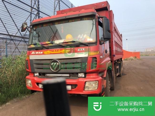 河北出售二手福田歐曼380馬力自卸車