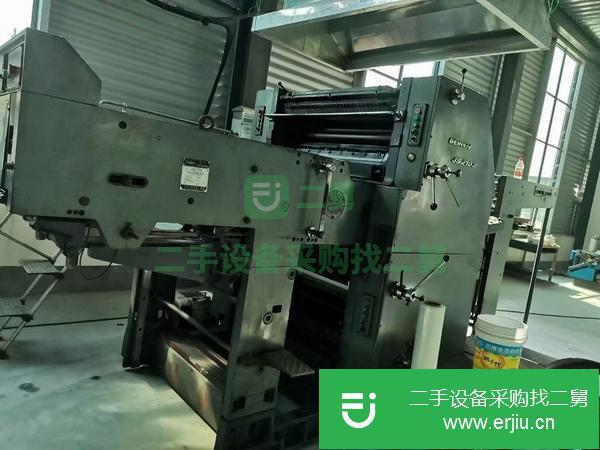 河南出售二手北人雙面印刷機一臺 九成新 機況好
