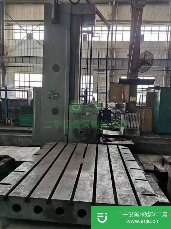 江蘇出售二手中捷落地銑鏜床 主軸帶拉刀