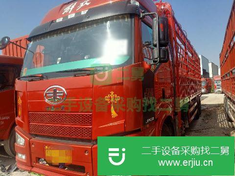 江西出售二手一汽解放J6P倉柵載貨車