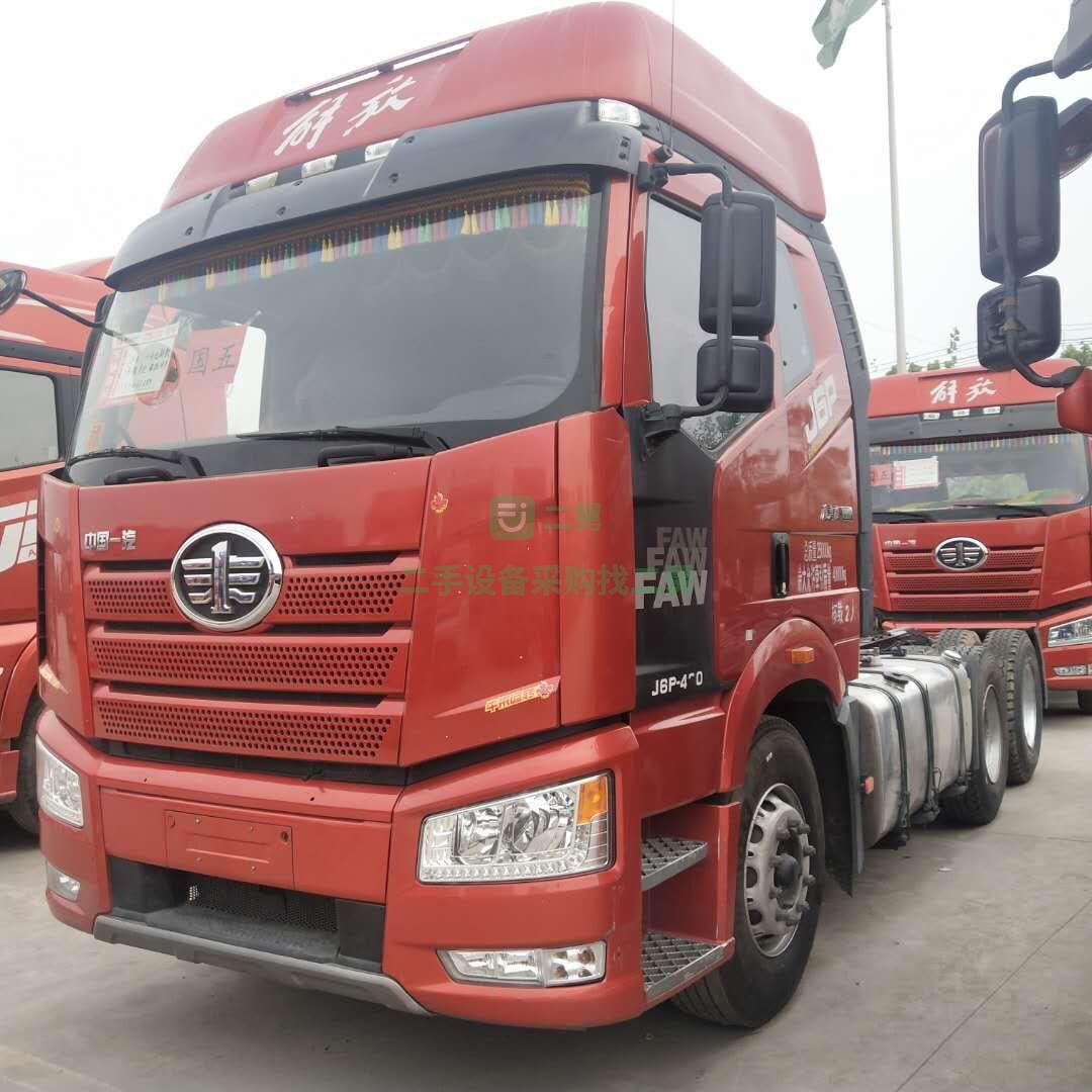 出售二手解放JP6/540馬力牽引車頭