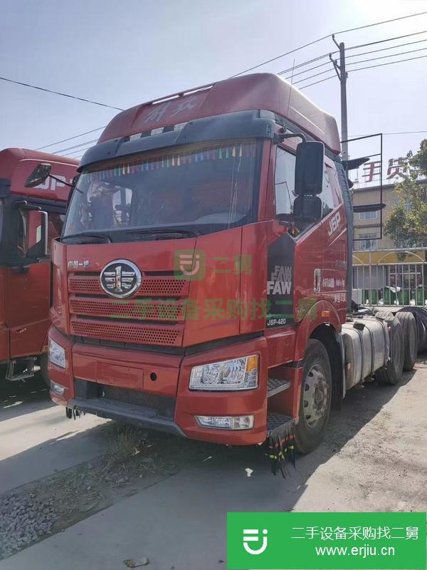 江蘇出售解放牽引車 車況精品濰柴帶液緩  500馬力濰柴發(fā)動(dòng)機(jī)
