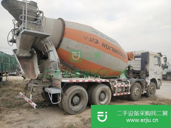 山東出售二手國(guó)四輕量化德龍攪拌車車況完美10方