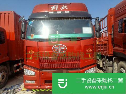 江西出售二手一汽解放J6P倉柵載貨車