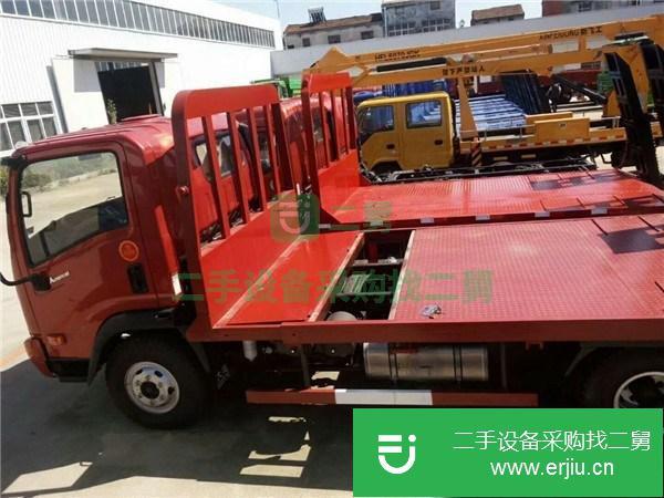 河南出售二手4.7米軸距國(guó)五江淮單橋平板運(yùn)輸車