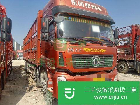 江西出售二手東風(fēng)天龍前四后八高欄載貨車