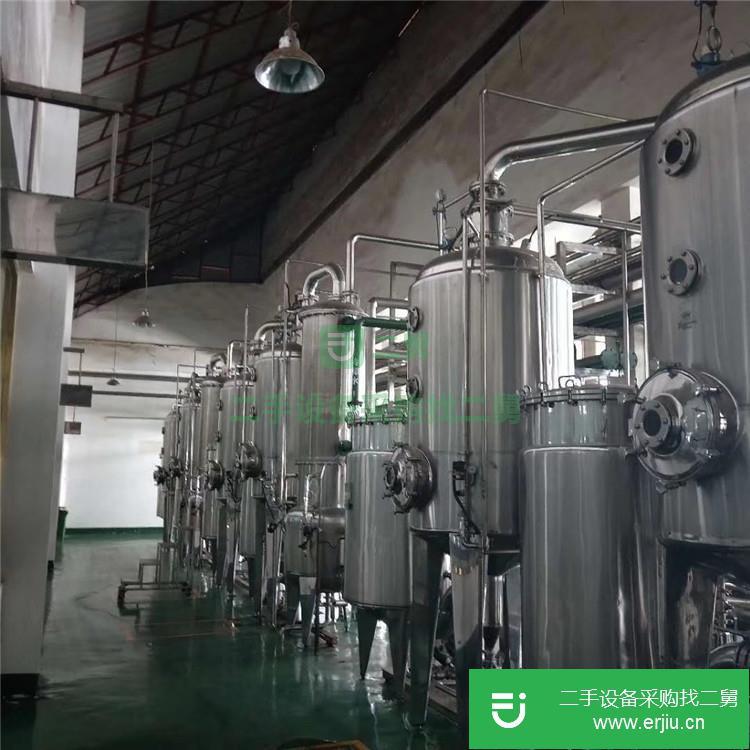 山東出售二手200升單效強制外循環蒸發器