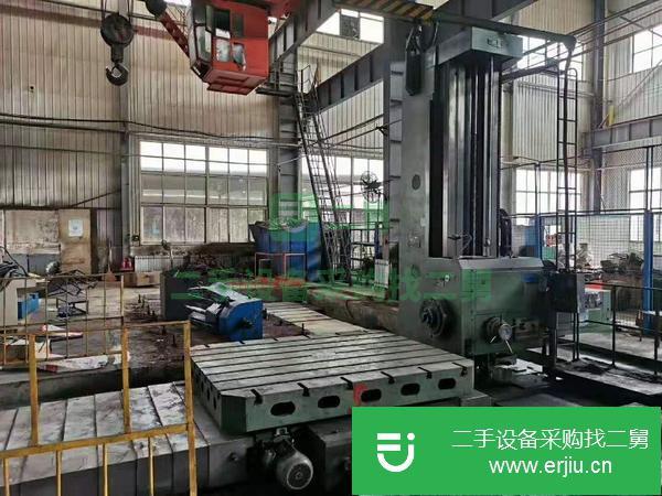 江蘇出售二手中捷落地銑鏜床 主軸帶拉刀
