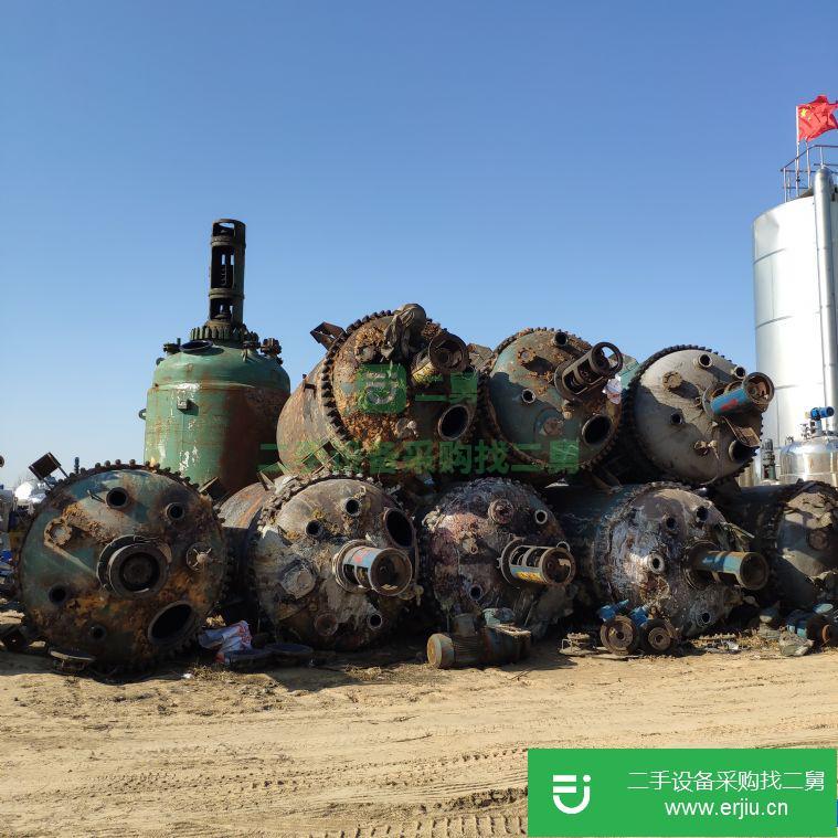 山東出售二手搪瓷反應釜