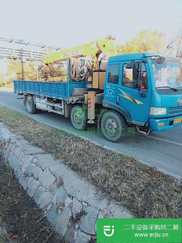 黑龍江出售二手牡丹江10噸前四后四隨車吊
