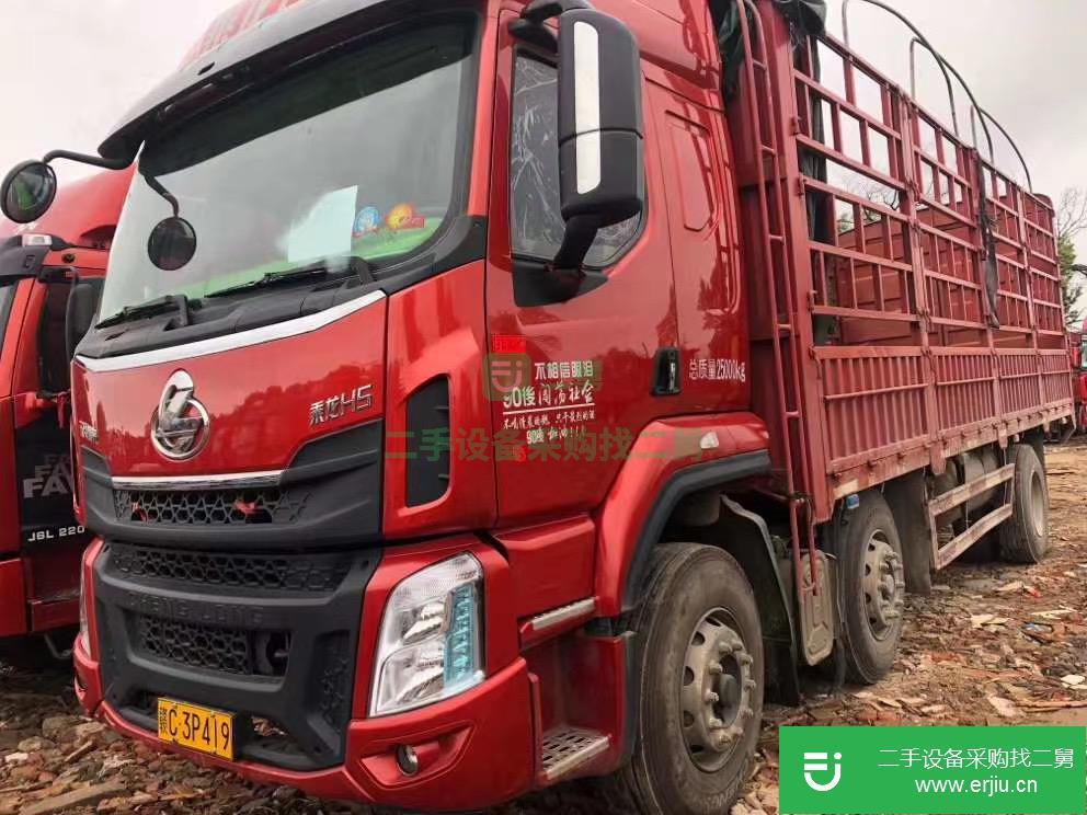 江西出售二手乘龍H5前四后四高欄載貨車