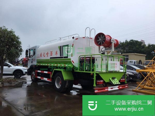 廣東出售二手東風14方灑水車國六法士特八檔變速箱3950軸距玉柴200馬力
