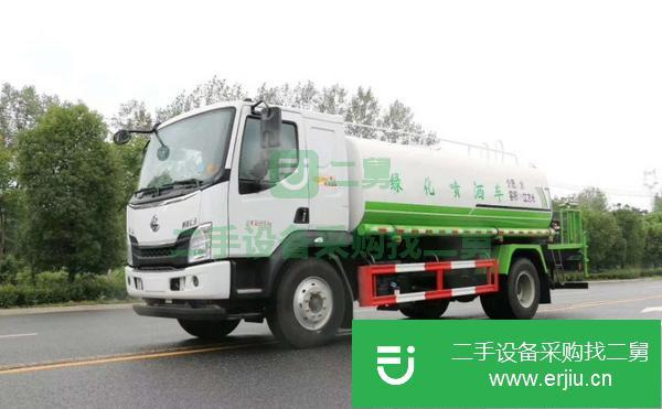 江西出售二手15噸綠化灑水車