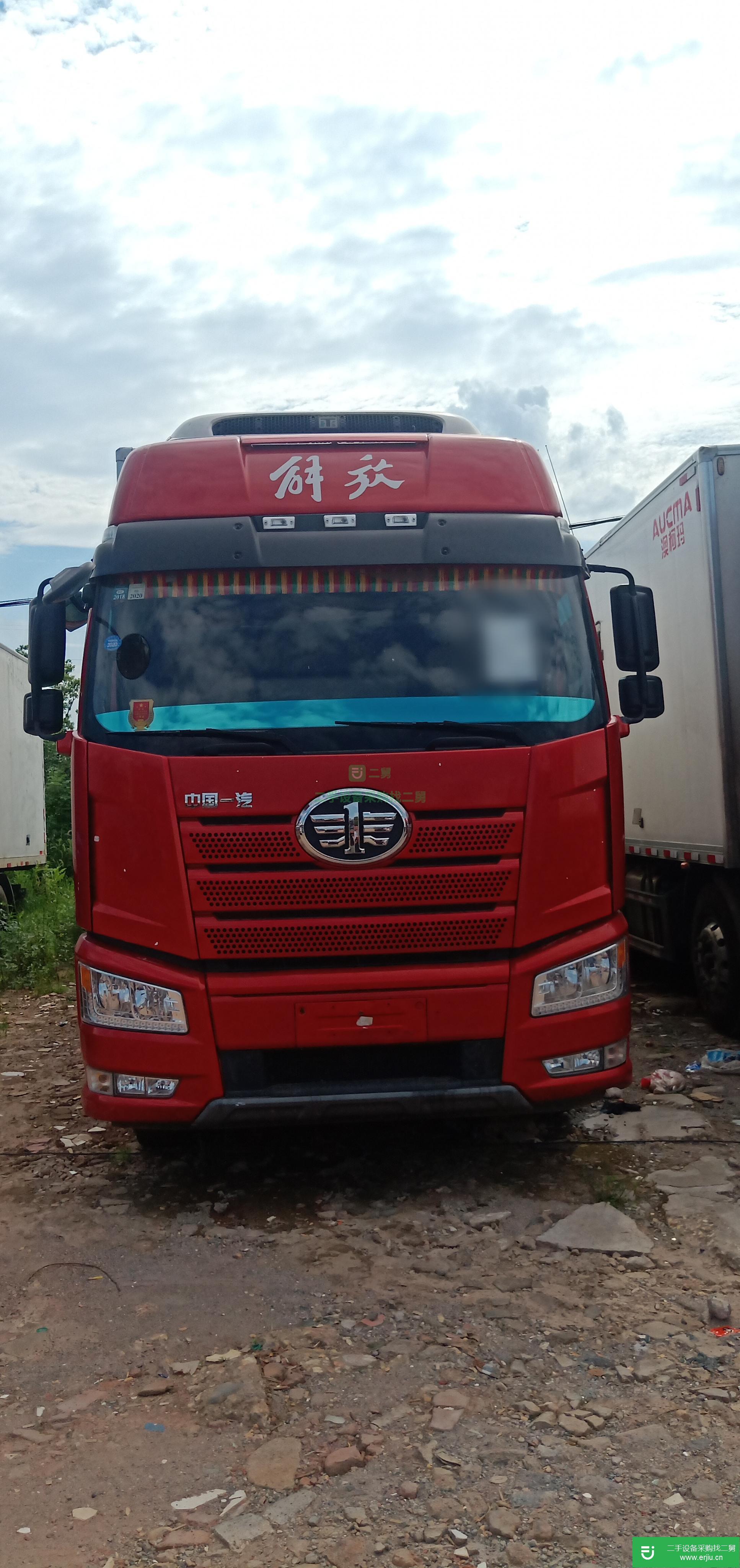 江西出售二手一汽解放冷藏車420馬力
