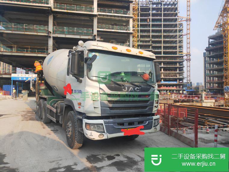 上海出售二手江淮16方攪拌車國五排放