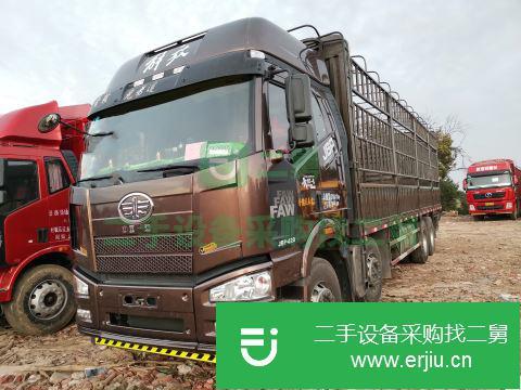 江西出售二手一汽解放J6P倉欄式貨車