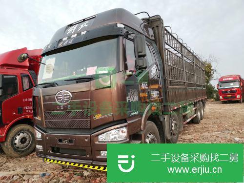 江西出售二手一汽解放J6P倉欄式貨車