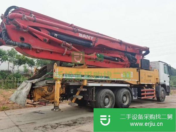 湖南出售二手奔馳40米泵車精品車況原版原漆