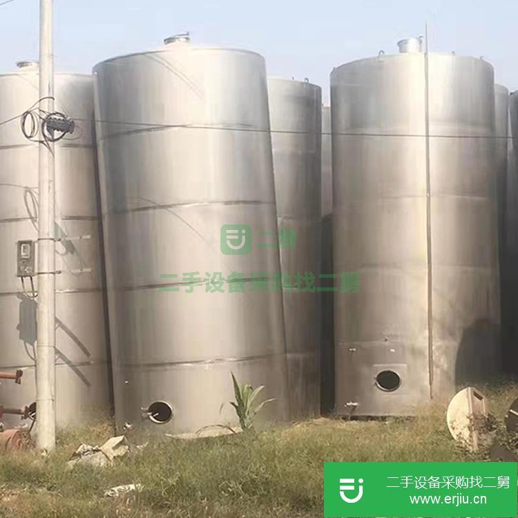 山東出售二手不銹鋼儲罐