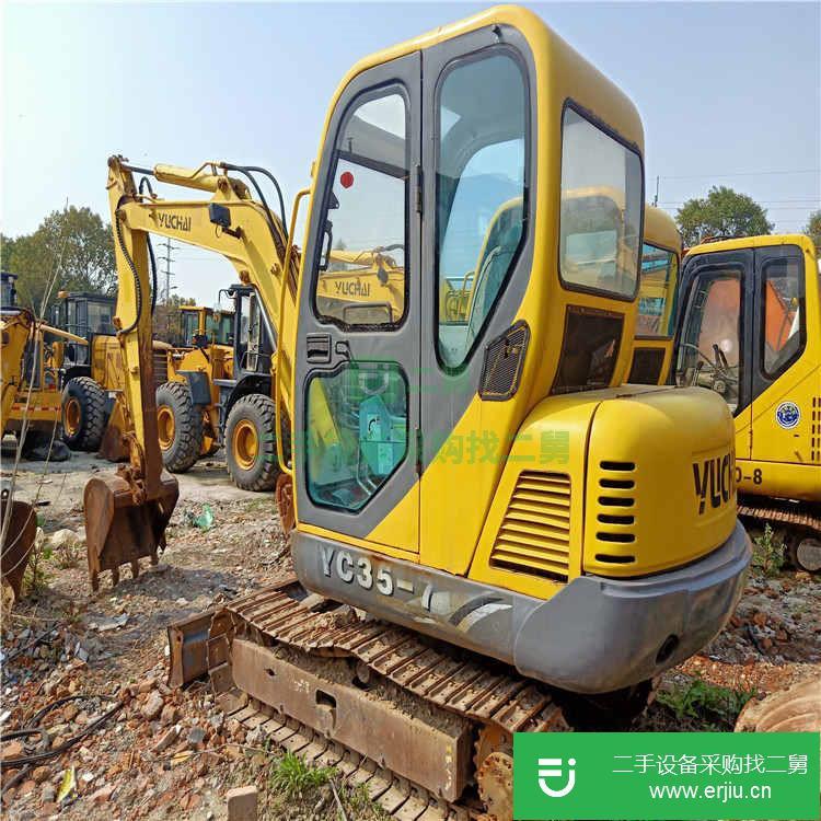 上海出售二手玉柴YC35-7挖掘機