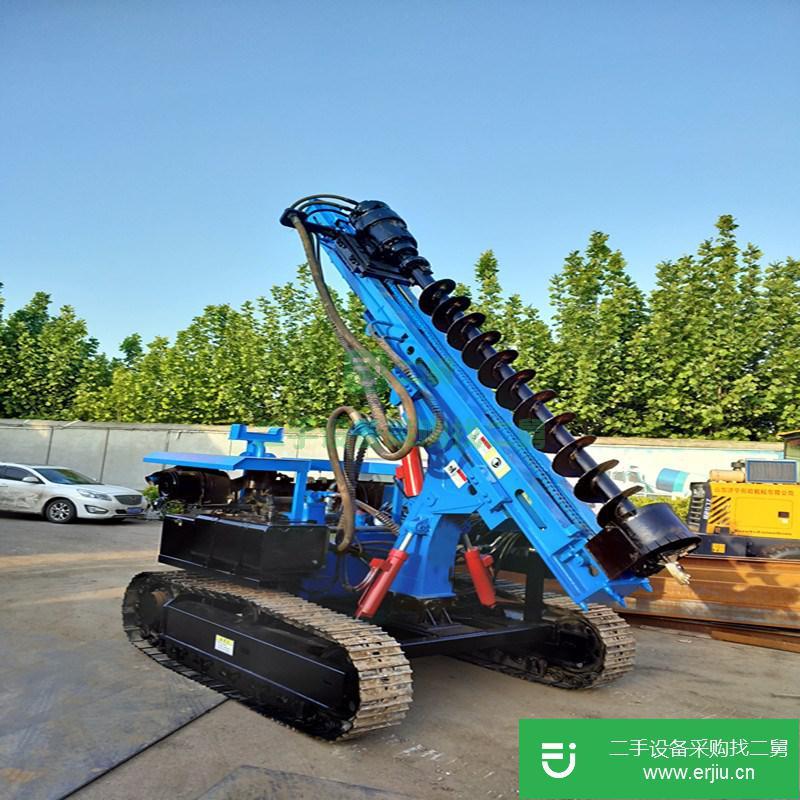 山東出售二手光伏履帶打樁機