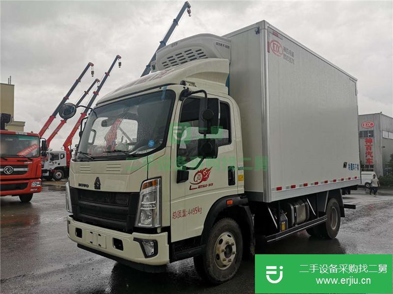 湖北出售二手重汽豪沃160馬力冷藏車