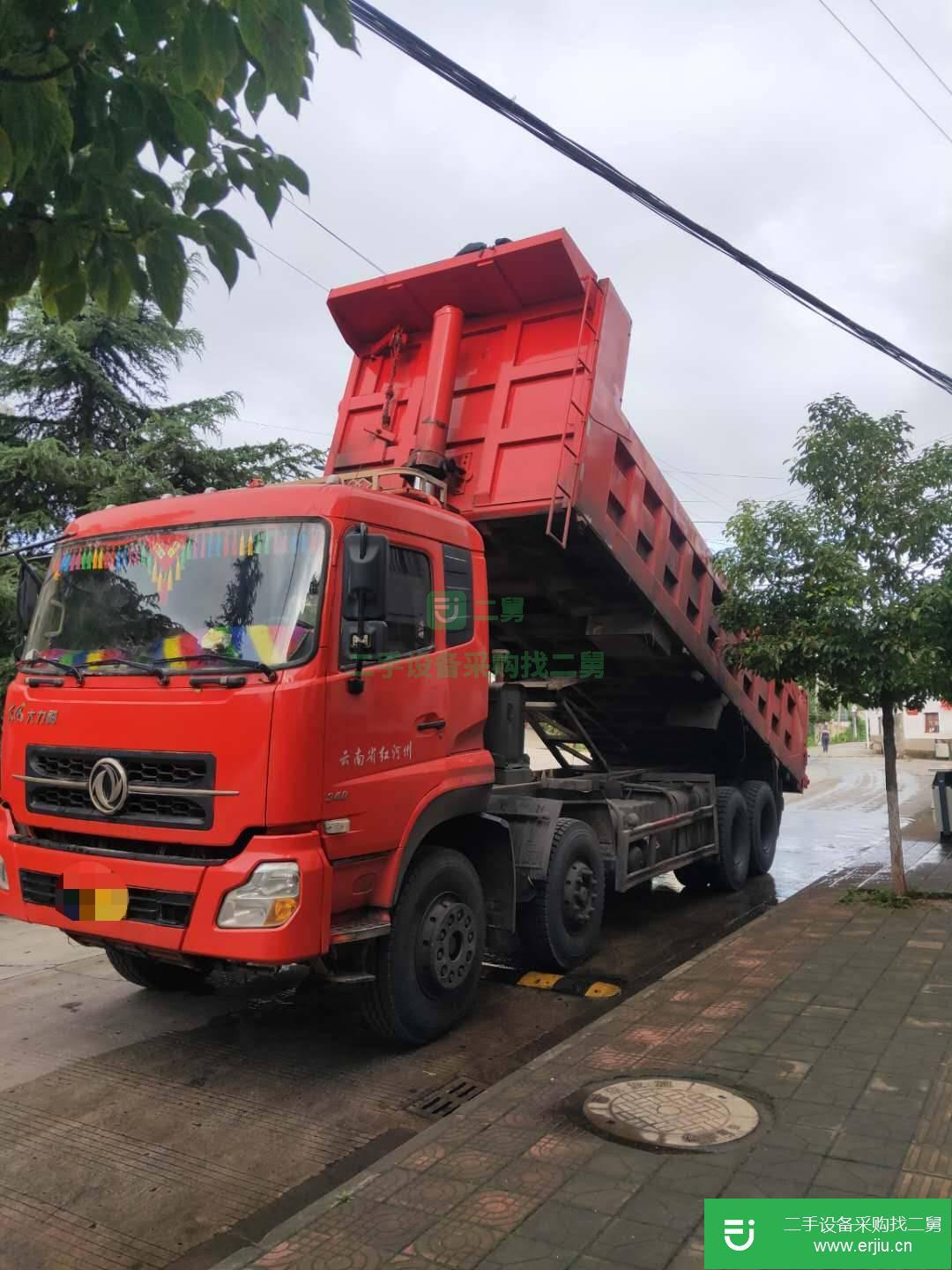 云南出售二手東風(fēng)340馬力自卸車
