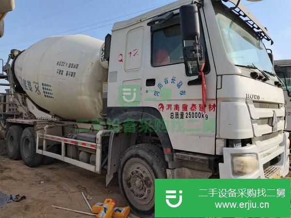 湖北出售二手大14拉16方豪沃攪拌車