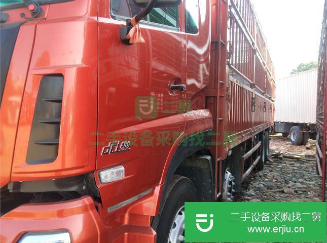 江西出售二手東風(fēng)天龍9.4米倉(cāng)柵式載貨車