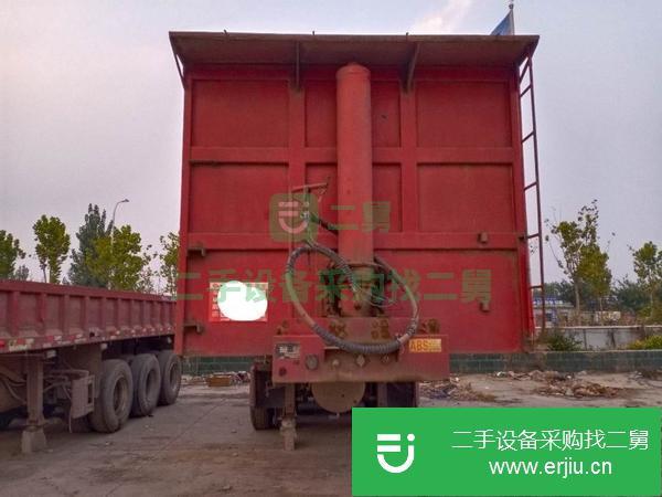 山東出售二手11米自卸半掛車