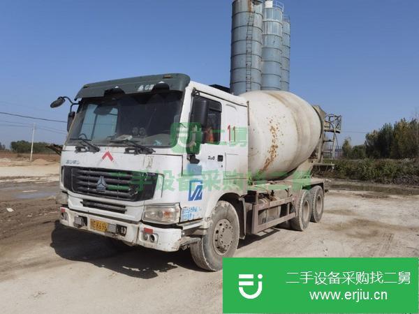 河北出售二手豪沃14方攪拌罐車
