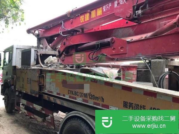 河南出售二手農建37米國五泵車