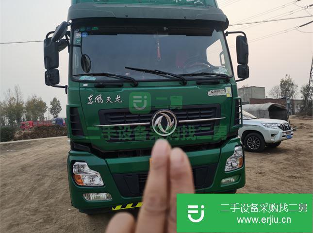 河北出售二手東風天龍9.6米箱式貨車